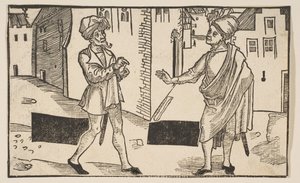 Hecyra, de The Comedie of Terence, reimpressão do século XIX.n.d. de Albrecht Dürer