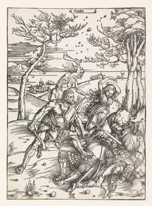 Hércules conquistando os gêmeos Molionide de Albrecht Dürer