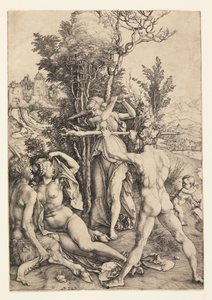Hércules na Encruzilhada (Os Efeitos do Ciúme) de Albrecht Dürer