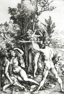 Hércules no cruzamento, 1498 de Albrecht Dürer