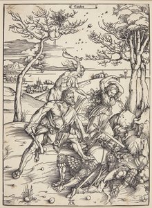 Hércules conquistando os gêmeos Molionide de Albrecht Dürer