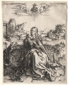 Sagrada Família com a Borboleta, c. 1495 de Albrecht Dürer