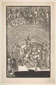 Ilustração da Comédia de Terence, reimpressão do século XIX. de Albrecht Dürer