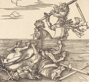Justa Italiana, c. 1516. de Albrecht Dürer