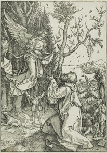 Joachim e o Anjo, de A Vida da Virgem de Albrecht Dürer