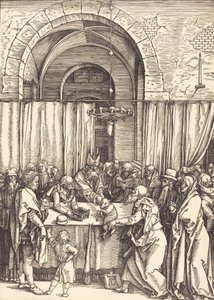 Oferta de Joachim rejeitada, c. 15041505. de Albrecht Dürer