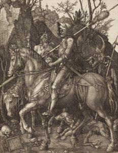 Cavaleiro, Morte e Diabo, 1513. de Albrecht Dürer