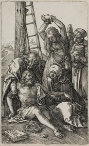 Lamentação de Cristo, da Paixão Gravada de Albrecht Dürer