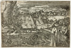 Paisagem com canhão de Albrecht Dürer