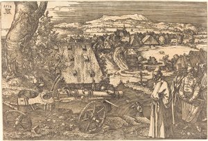 Paisagem com o canhão de Albrecht Dürer