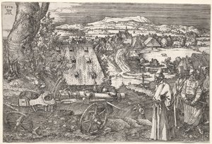 Paisagem com o canhão de Albrecht Dürer