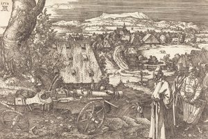 Paisagem com o canhão, 1518. de Albrecht Dürer