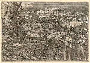Paisagem com canhão de Albrecht Dürer