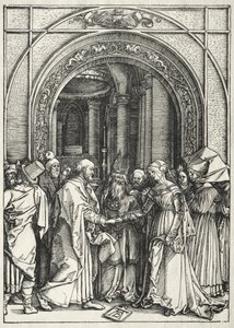A Vida da Virgem: O Casamento da Virgem e de São José de Albrecht Dürer