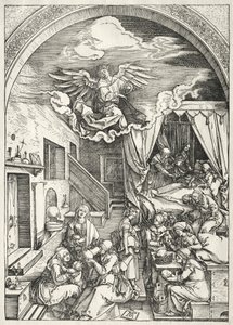 Vida da Virgem: Natividade da Virgem de Albrecht Dürer
