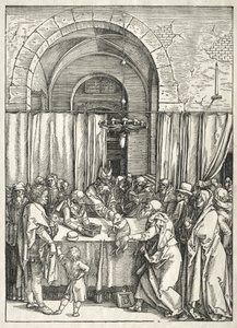 Vida da Virgem: Rejeição do Sacrifício de Joaquim de Albrecht Dürer