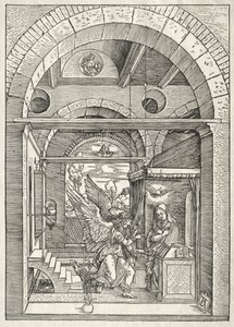 Vida da Virgem: A Anunciação de Albrecht Dürer