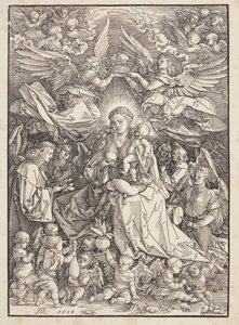Madonna Rainha dos anjos de Albrecht Dürer