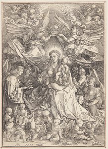 Madonna Rainha dos anjos de Albrecht Dürer
