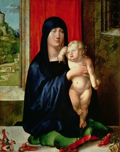 Madonna e criança, c.1496-99 (para reverso ver 61322)