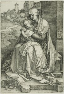 Madonna pela parede de Albrecht Dürer