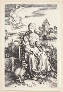 Madonna com o macaco de Albrecht Dürer