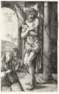 Homem das Dores pela Coluna de Albrecht Dürer