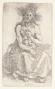 Homem de dores, sidedende de Albrecht Dürer