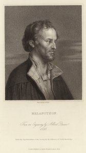 Melancthon - Reformador e colaborador alemão com Martin Luther (1497 1560) de Albrecht Dürer