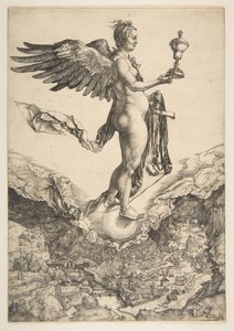 Nemesis A Grande Fortuna, ca. 1501 de Albrecht Dürer