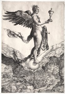 Nemesis, c. 1501-1502. de Albrecht Dürer