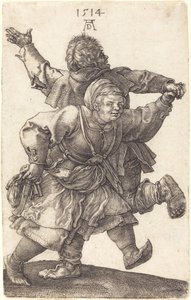 Casal Camponês dançando de Albrecht Dürer