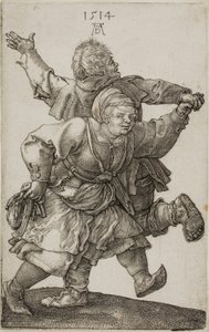 Casal Camponês dançando de Albrecht Dürer