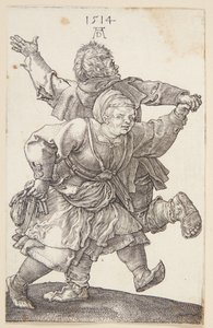 Casal camponês dançando de Albrecht Dürer