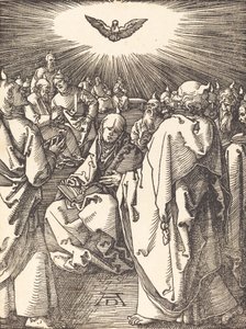 Pentecostes, provavelmente c. 15091510. de Albrecht Dürer