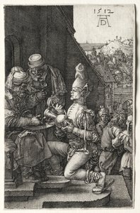 Pilatos lavando as mãos, 1512. de Albrecht Dürer