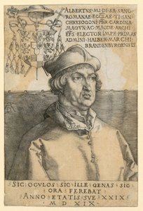 Retrato do cardeal Albrecht de Brandemburgo de Albrecht Dürer