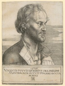 Retrato de Philipp Melanchthon de Albrecht Dürer