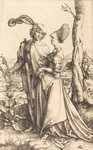 Passeio, c. 1497. de Albrecht Dürer