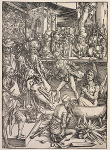 Revelação de São João: Martírio de São João, 1511. de Albrecht Dürer