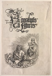 Revelação de São João: Página de rosto para o Apocalipse de Albrecht Dürer
