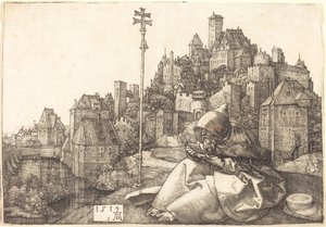 Santo Antônio lendo de Albrecht Dürer