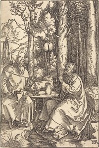 Santo Antônio e São Paulo no Deserto de Albrecht Dürer