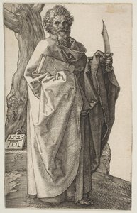 São Bartolomeu, 1523. de Albrecht Dürer