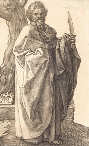 São Bartolomeu, 1523. de Albrecht Dürer