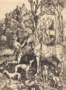 Santo Eustáquio, c. 15001501. de Albrecht Dürer