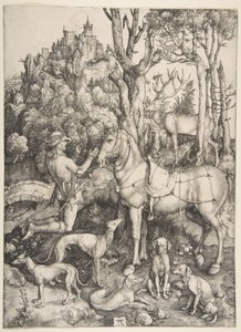 Saint Eustace, ca. 1501 de Albrecht Dürer