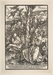 São Francisco Recebendo os Estigmas, ca. 1503 de Albrecht Dürer