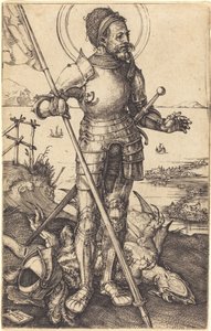 São Jorge em pé de Albrecht Dürer