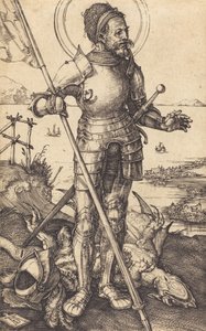 São Jorge Standing, c. 15071508. de Albrecht Dürer